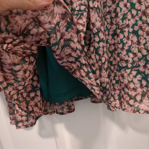 NWT Lulus Floral Mini Dress Large - Picture 4 of 5